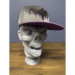 Batman Arkham Knight Purple Snapback Hat One Size Fits Most DC Comics